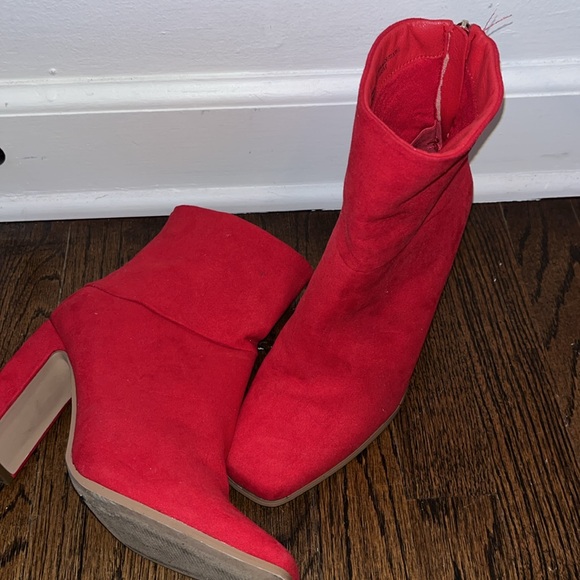 Red Booties - Picture 2 of 4